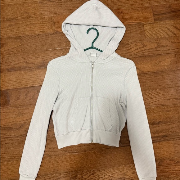 Aritzia Sweaters - Aritzia Waffle Zip-Up Jacket